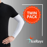 50+ UV Protective and Cooling Armsleeves – TWIN Pack